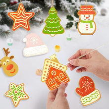 Laden Sie das Bild in den Galerie-Viewer, Malen nach Zahlen Weihnachtsdekoration - Kit Weihnachtsdorf