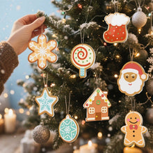 Laden Sie das Bild in den Galerie-Viewer, Malen nach Zahlen Weihnachtsdekoration - Kit Fröhliche Kleine Ikonen 1