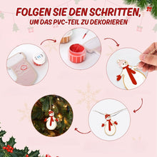 Laden Sie das Bild in den Galerie-Viewer, Malen nach Zahlen Weihnachtsdekoration - Kit Fröhliche Kleine Ikonen 2