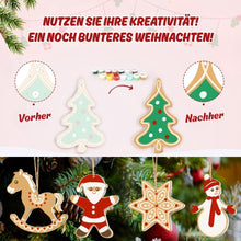 Laden Sie das Bild in den Galerie-Viewer, Malen nach Zahlen Weihnachtsdekoration - Kit Fröhliche Kleine Ikonen 2