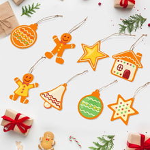 Laden Sie das Bild in den Galerie-Viewer, Malen nach Zahlen Weihnachtsdekoration - Kit Fröhliche Kleine Ikonen 3 Figured'Art