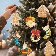 Laden Sie das Bild in den Galerie-Viewer, Malen nach Zahlen Weihnachtsdekoration - Kit Gemütlicher Kamin