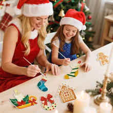 Laden Sie das Bild in den Galerie-Viewer, Malen nach Zahlen Weihnachtsdekoration - Kit Gemütlicher Kamin