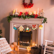 Laden Sie das Bild in den Galerie-Viewer, Malen nach Zahlen Weihnachtsdekoration - Kit Gemütlicher Kamin