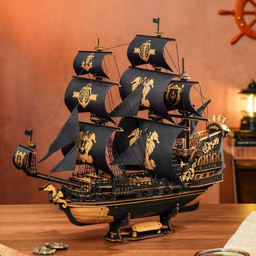 3D Puzzle - Das Seepferdchenschiff