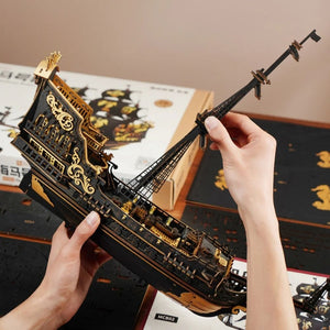 3D Puzzle - Das Seepferdchenschiff