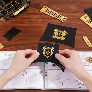 3D Puzzle - Das Seepferdchenschiff