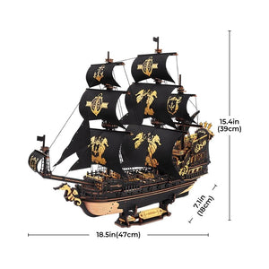 3D Puzzle - Das Seepferdchenschiff