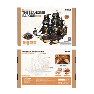 3D Puzzle - Das Seepferdchenschiff