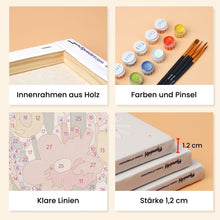 Laden Sie das Bild in den Galerie-Viewer, Mini Malen nach Zahlen 15x20 cm (6 Stück) - Blumenvasen