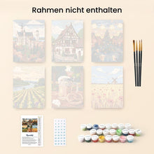 Laden Sie das Bild in den Galerie-Viewer, Mini Malen nach Zahlen 15x20 cm (6 Stück) - Hallo Deutschland