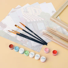 Laden Sie das Bild in den Galerie-Viewer, Mini Malen nach Zahlen 15x20 cm (6 Stück) - Romantisches Frankreich