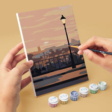 Laden Sie das Bild in den Galerie-Viewer, Mini Malen nach Zahlen 15x20 cm (6 Stück) - Pariser Charme