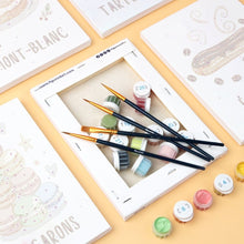 Laden Sie das Bild in den Galerie-Viewer, Mini Malen nach Zahlen 15x20 cm (6 Stück) - Französische Backwaren