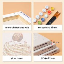 Laden Sie das Bild in den Galerie-Viewer, Mini Malen nach Zahlen 15x20 cm (6 Stück) - Französische Backwaren