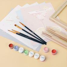 Laden Sie das Bild in den Galerie-Viewer, Mini Malen nach Zahlen 15x20 cm (6 Stück) - Lebendige Cocktailkunst