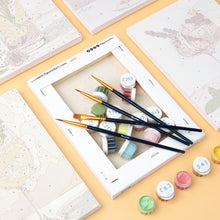 Laden Sie das Bild in den Galerie-Viewer, Mini Malen nach Zahlen 15x20 cm (6 Stück) - Botanisches Elixier