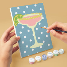 Laden Sie das Bild in den Galerie-Viewer, Mini Malen nach Zahlen 15x20 cm (6 Stück) - Pop-Art-Cocktails