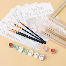 Laden Sie das Bild in den Galerie-Viewer, Mini Malen nach Zahlen 15x20 cm (6 Stück) - Dolce Vita