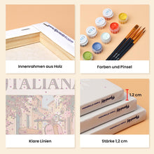 Laden Sie das Bild in den Galerie-Viewer, Mini Malen nach Zahlen 15x20 cm (6 Stück) - Dolce Vita