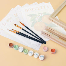 Laden Sie das Bild in den Galerie-Viewer, Mini Malen nach Zahlen 15x20 cm (6 Stück) - Sonne Italiens