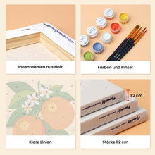 Laden Sie das Bild in den Galerie-Viewer, Mini Malen nach Zahlen 15x20 cm (6 Stück) - Sonne Italiens