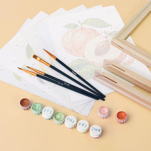 Laden Sie das Bild in den Galerie-Viewer, Mini Malen nach Zahlen 15x20 cm (6 Stück) - Gartenfrüchte