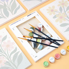 Laden Sie das Bild in den Galerie-Viewer, Mini Malen nach Zahlen 15x20 cm (6 Stück) - Moderne Blumen