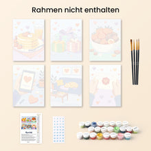 Laden Sie das Bild in den Galerie-Viewer, Mini Malen nach Zahlen 15x20 cm (6 Stück) - Alltagsliebe