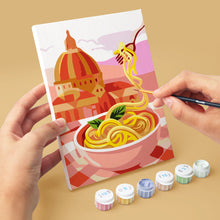 Laden Sie das Bild in den Galerie-Viewer, Mini Malen nach Zahlen 15x20 cm (6 Stück) - Mediterrane Auszeit