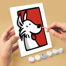 Laden Sie das Bild in den Galerie-Viewer, Mini Malen nach Zahlen 15x20 cm (6 Stück) - Bandana Freunde 2