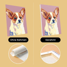 Laden Sie das Bild in den Galerie-Viewer, Mini Malen nach Zahlen 15x20 cm (6 Stück) - Moderne Hunde Portraits 2