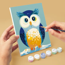 Laden Sie das Bild in den Galerie-Viewer, Mini Malen nach Zahlen 15x20 cm (6 Stück) - Bunte Nachtwache