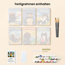 Laden Sie das Bild in den Galerie-Viewer, Mini Malen nach Zahlen 15x20 cm (6 Stück) - Perfekte Tage