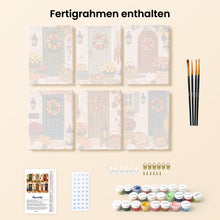 Laden Sie das Bild in den Galerie-Viewer, Mini Malen nach Zahlen 15x20 cm (6 Stück) - Willkommen zu Hause, Herbst