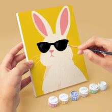 Laden Sie das Bild in den Galerie-Viewer, Mini Serie Malen nach Zahlen 15x20 cm (6 Stück) - Coole Tiere