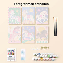 Laden Sie das Bild in den Galerie-Viewer, Mini Serie Malen nach Zahlen 15x20 cm (6 Stück) - Wüstenritt