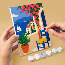 Laden Sie das Bild in den Galerie-Viewer, Mini Serie Malen nach Zahlen 15x20 cm (6 Stück) - Mediterrane Sommermomente