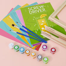 Laden Sie das Bild in den Galerie-Viewer, Mini Malen nach Zahlen 15x20cm (6 Stück) - Berühmte Cocktails