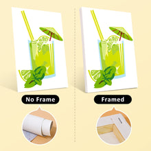 Laden Sie das Bild in den Galerie-Viewer, Mini Malen nach Zahlen 15x20cm (6 Stück) - Frische Fruchtsäfte
