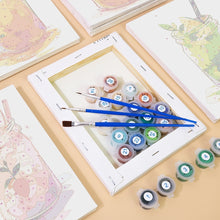 Laden Sie das Bild in den Galerie-Viewer, Mini Malen nach Zahlen 15x20cm (6 Stück) - Fruchtige Getränke im Einmachglas