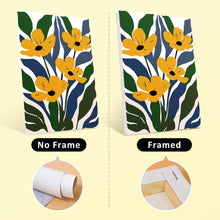 Laden Sie das Bild in den Galerie-Viewer, Malen nach Zahlen – 6-Leinwand-Set | Bunte Blumenmuster