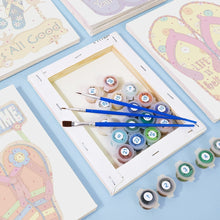 Laden Sie das Bild in den Galerie-Viewer, Mini Malen nach Zahlen 15x20cm (6 Stück) - Sommer-Flip-Flop-Schilder