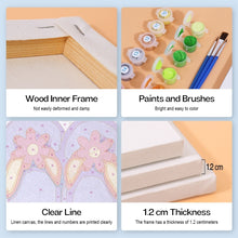 Laden Sie das Bild in den Galerie-Viewer, Mini Malen nach Zahlen 15x20cm (6 Stück) - Sommer-Flip-Flop-Schilder