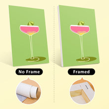Laden Sie das Bild in den Galerie-Viewer, Mini Malen nach Zahlen 15x20cm (6 Stück) - Stilvolle Cocktailgläser