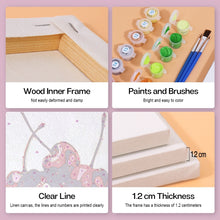 Laden Sie das Bild in den Galerie-Viewer, Mini Malen nach Zahlen 15x20cm (6 Stück) - Disco-Früchte