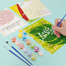 Laden Sie das Bild in den Galerie-Viewer, Mini Malen nach Zahlen 15x20cm (6 Stück) - Sommerliche Frucht-Illustrationen