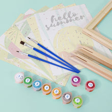 Laden Sie das Bild in den Galerie-Viewer, Mini Malen nach Zahlen 15x20cm (6 Stück) - Sommerliche Frucht-Illustrationen