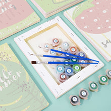 Laden Sie das Bild in den Galerie-Viewer, Mini Malen nach Zahlen 15x20cm (6 Stück) - Sommerliche Frucht-Illustrationen