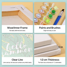 Laden Sie das Bild in den Galerie-Viewer, Mini Malen nach Zahlen 15x20cm (6 Stück) - Sommerliche Frucht-Illustrationen